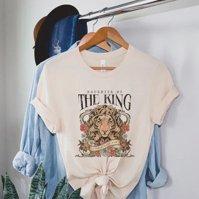 Bible Verse Jesus Worship T-Shirt Cute Aesthetic Tee Women Vintage Boho Shirt Faith Religious Tops Female Christian Clothing 2