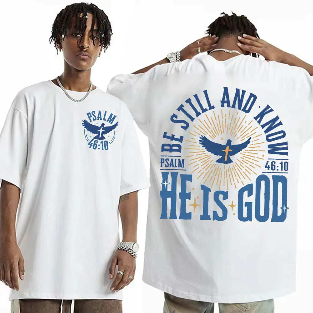 Large Cotton Men's Go Make Disciple Christian Street Wear T-shirt Retro Bible T-shirt Fashion Aesthetics Short Sleeve T-shirt 22